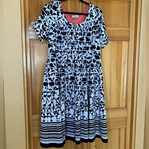 Black and White Dress